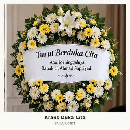 Krans Bunga Duka Jakarta Timur